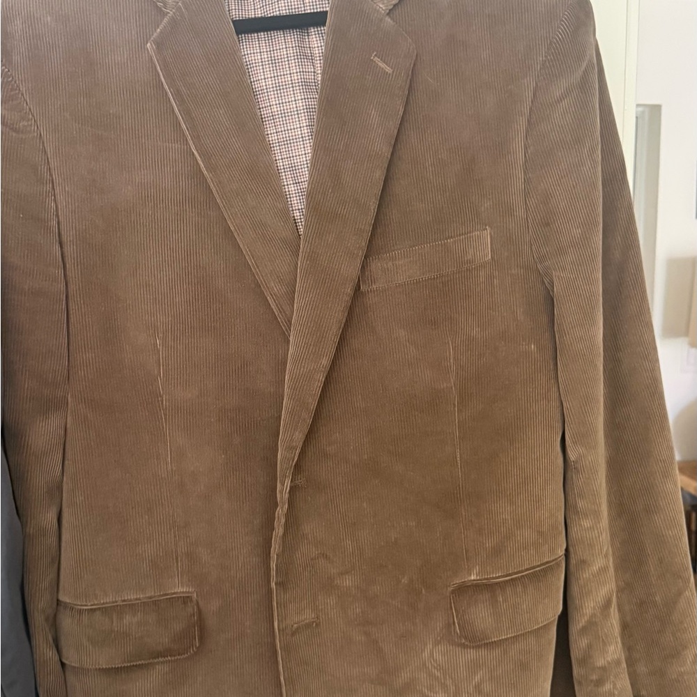 Saddlebred Men's Brown Corduroy Blazer